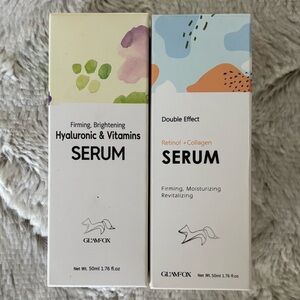 New glamfoxx Korean Hyaluronic & Retinol Serum Set of 2